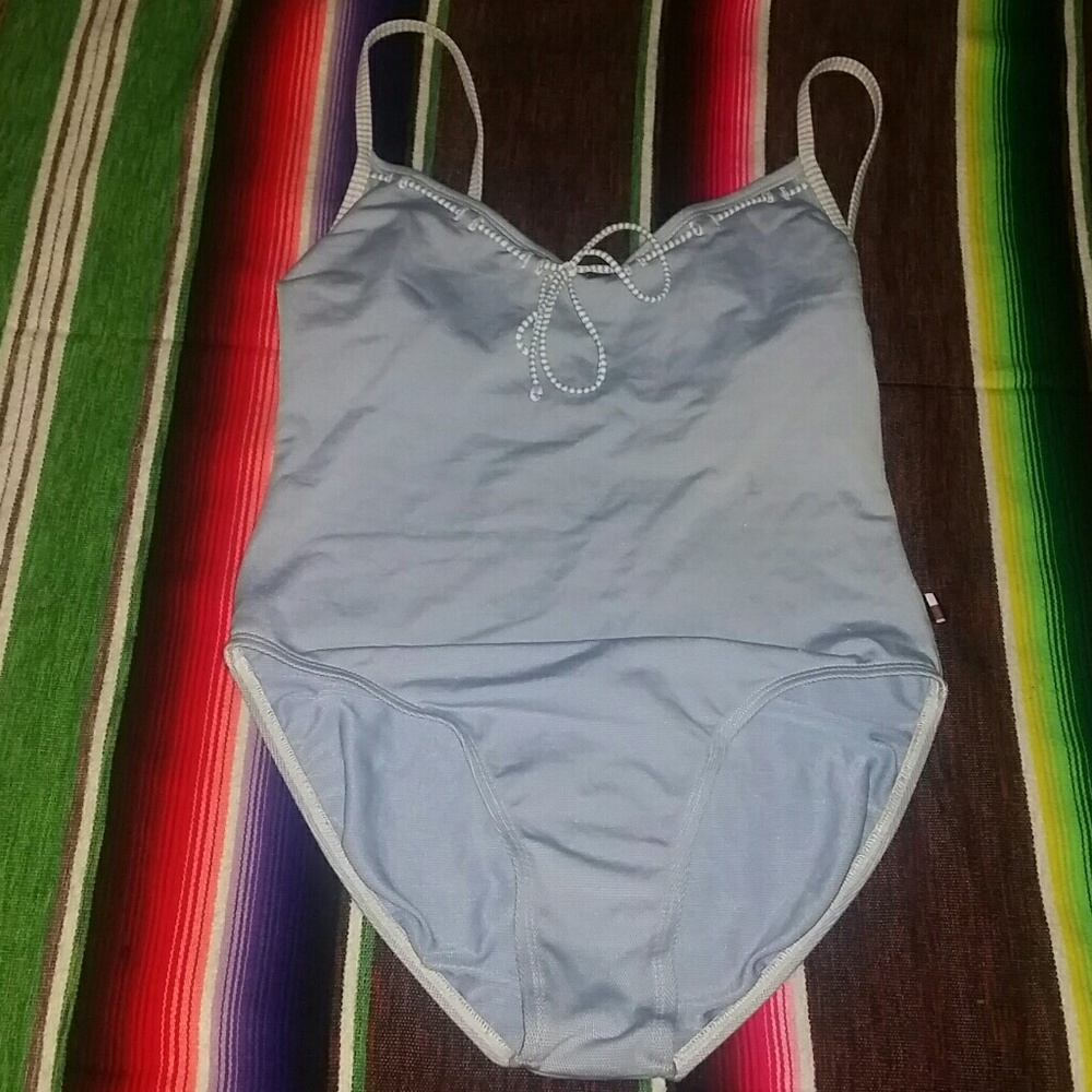 Tommy Hilfiger Blue Striped Women's 10 One Piece